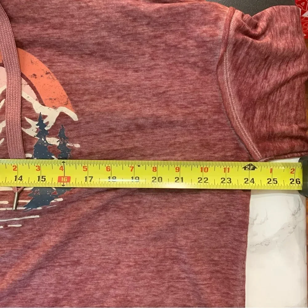 C&C California Light Weight Red Hoodie - Picture 3 of 6